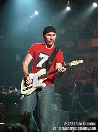 Live concert photo of The Edge