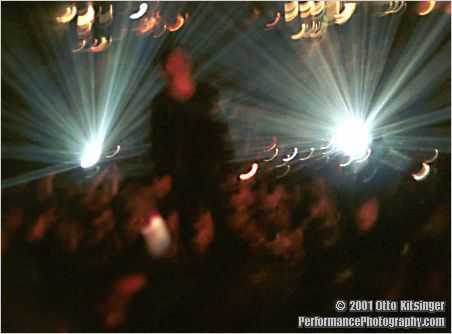 Live concert photo of Bono (sorta)