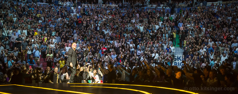 Live concert photo of Bono