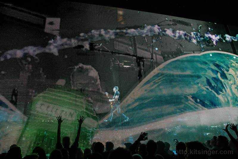 Live concert photo of The Edge