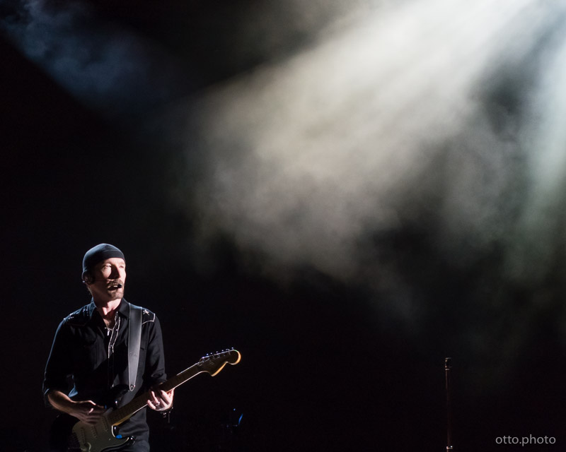 Live concert photo of The Edge