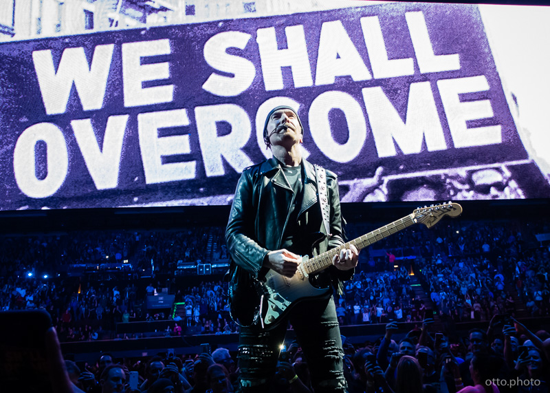 Live concert photo of The Edge