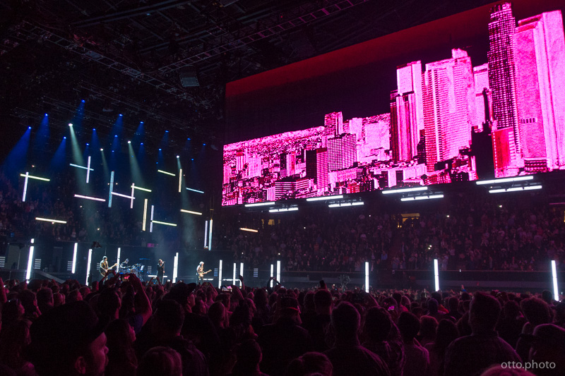 Live concert photo of U2