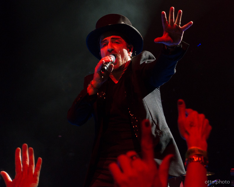 Live concert photo of Bono